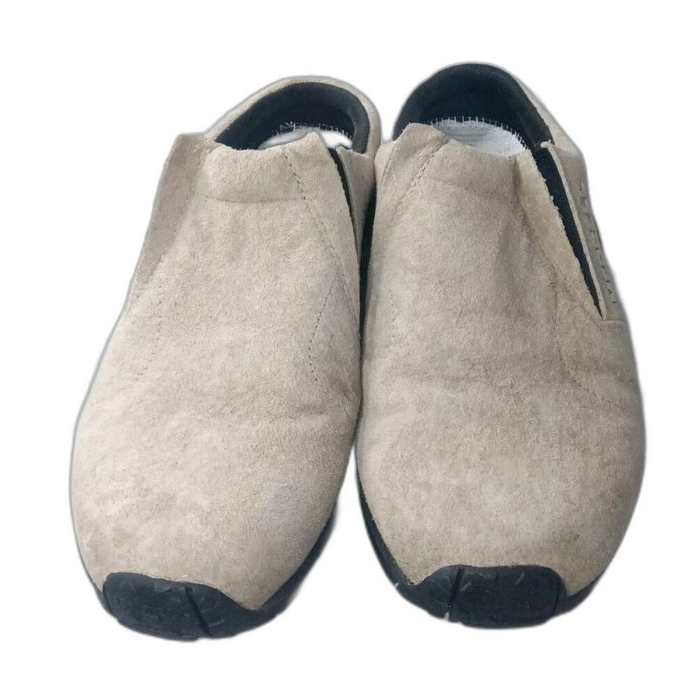 Merrell Men's Jungle Slide Mule Shoes Size 9.5 Beige Suede Retail $95.00 - Picture 4 of 8
